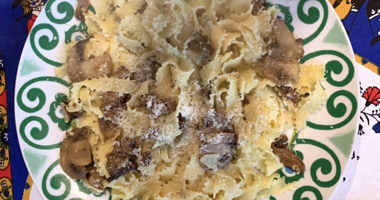 Pasta with Mushrooms Porcini