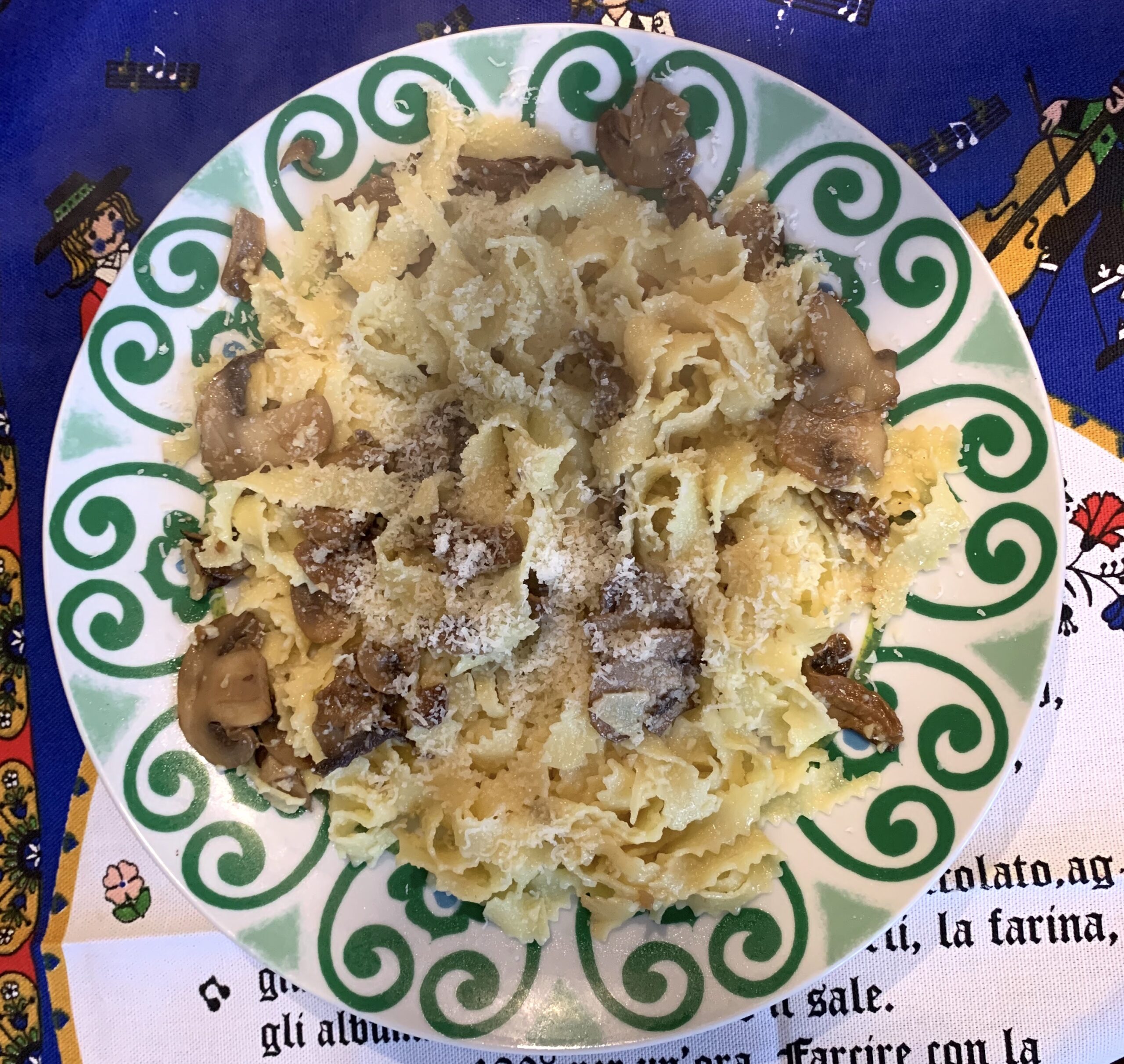 Pasta with Mushrooms Porcini