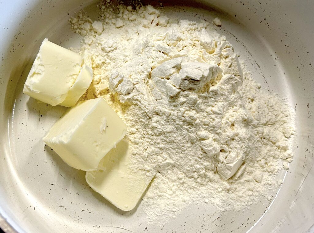 flour and butter