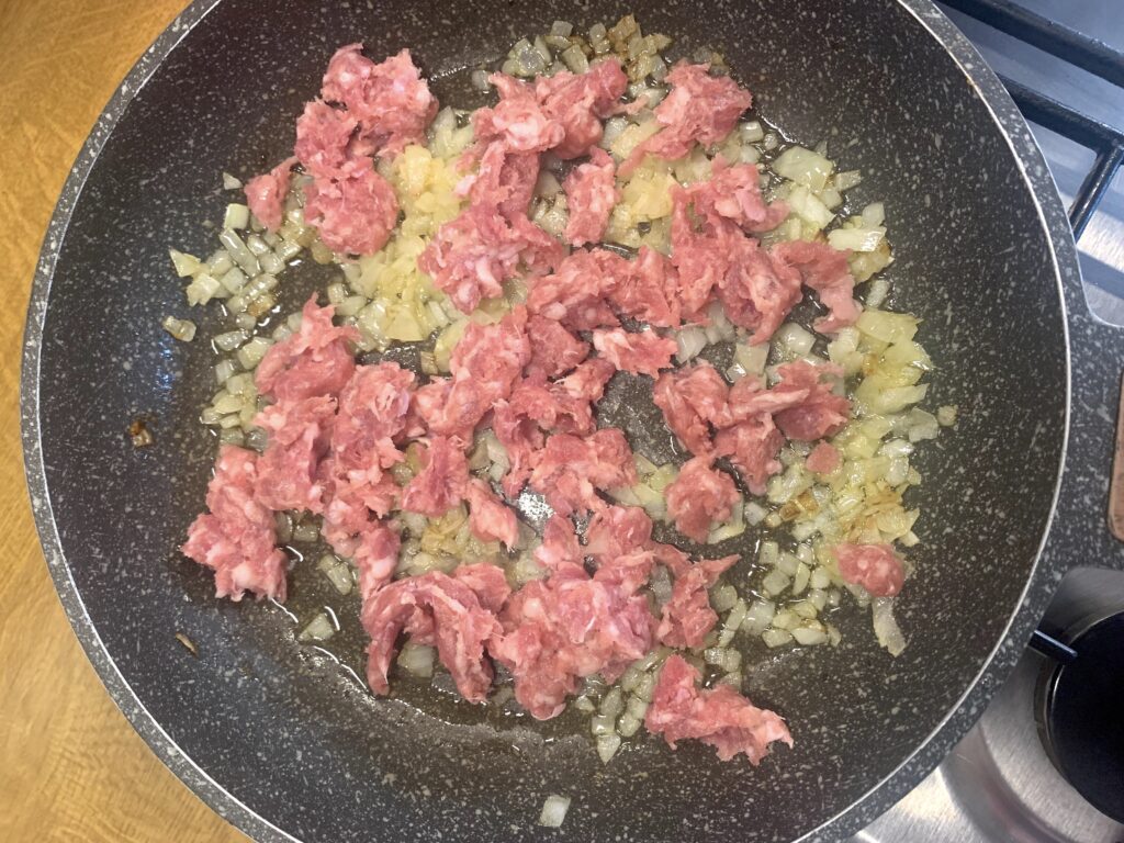 Onion + sausage