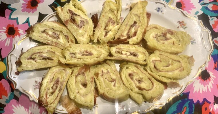 Roll of Potatoes with Cheese and Speck