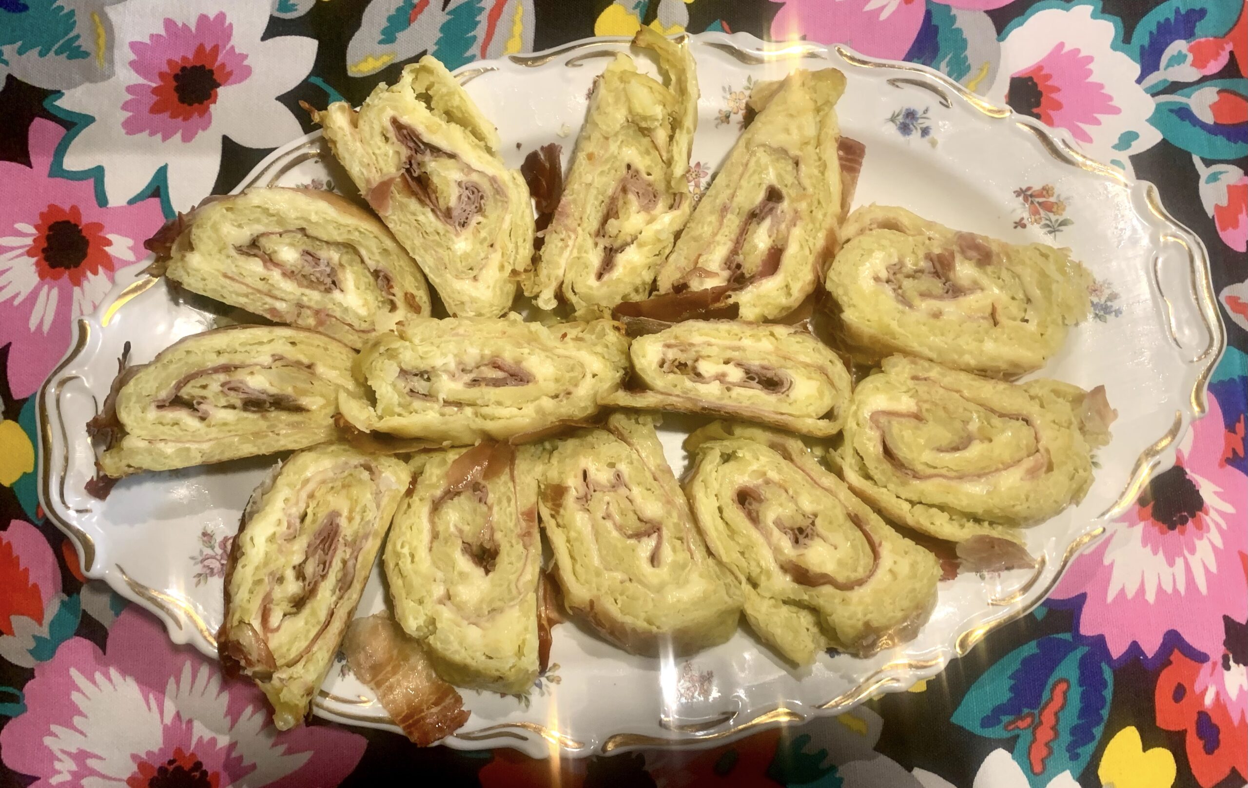 Roll of Potatoes with Cheese and Speck