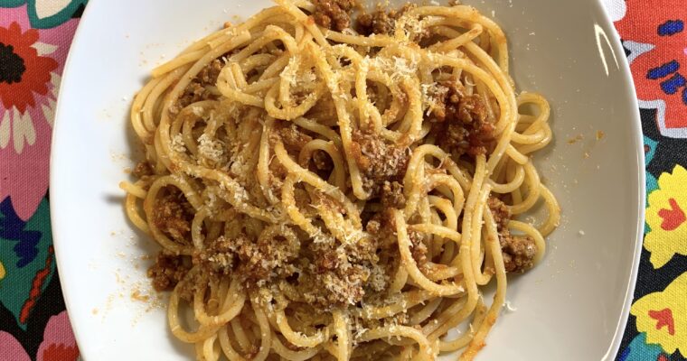 Spaghetti with Ragù Bolognese