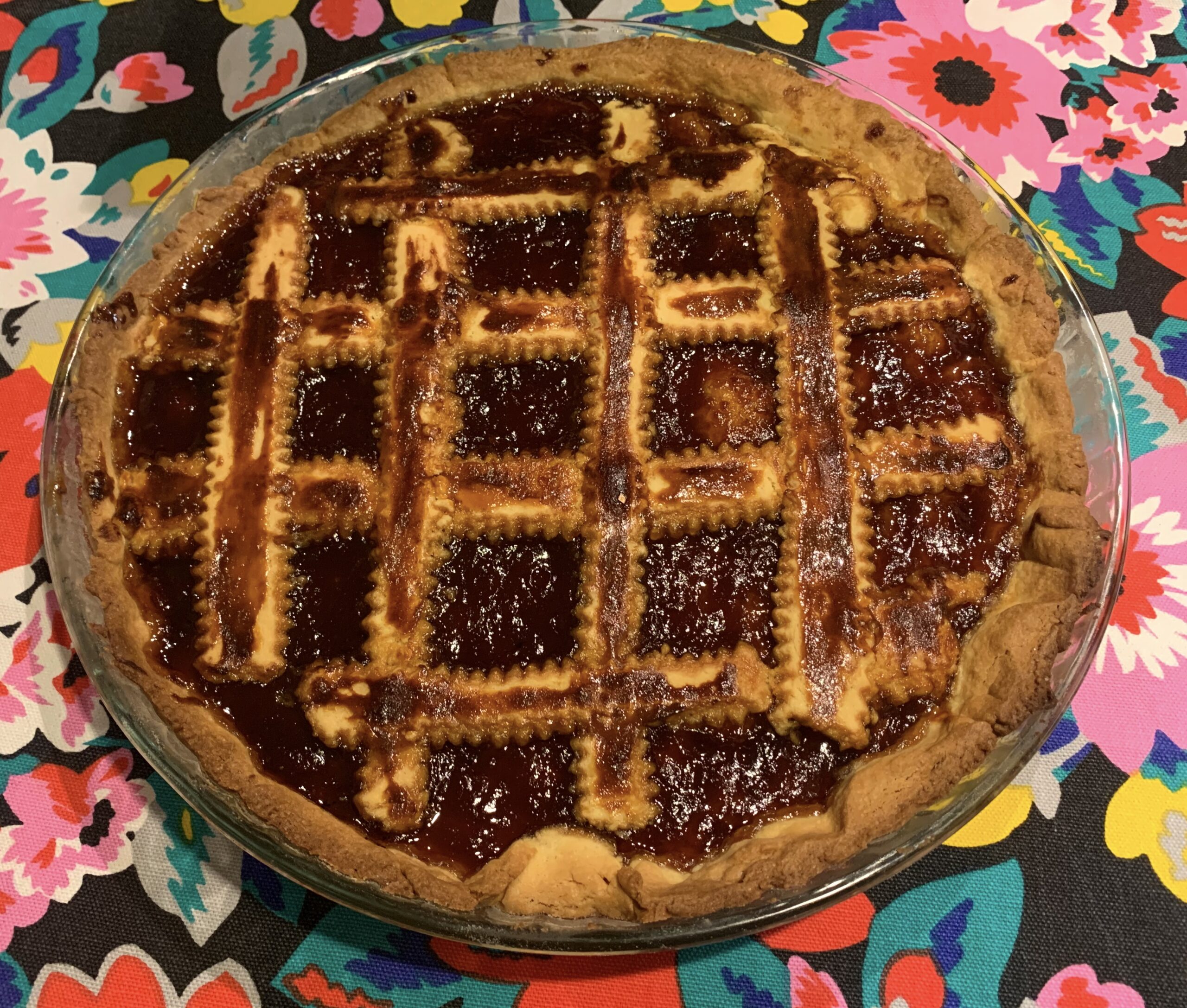 Tart with Apricot Jam