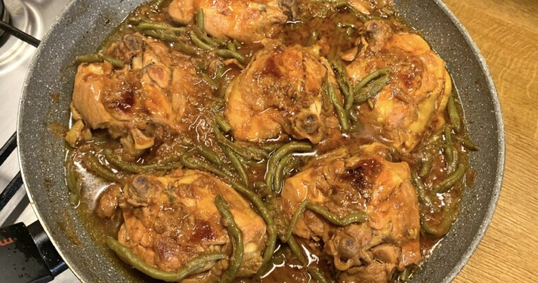 Chicken with green beans