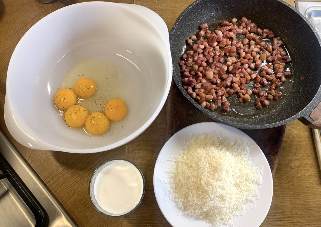 Ingredients Carbonara