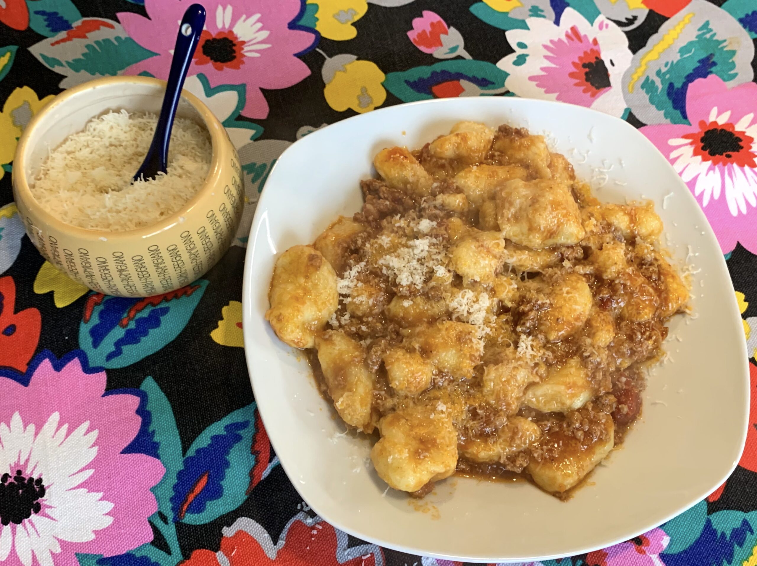 Potatoes Gnocchi with Meat Sauce