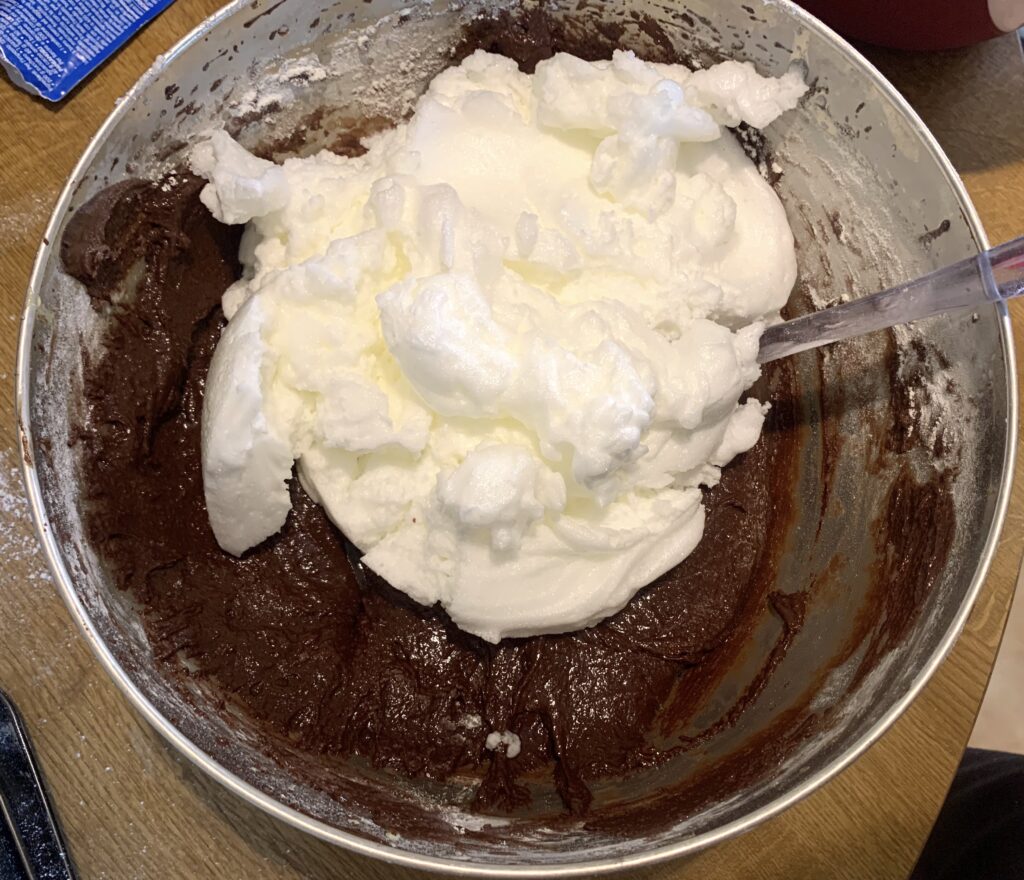 mixed chocolate + white egg