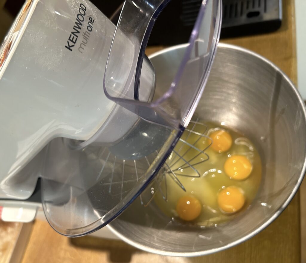 Mix eggs