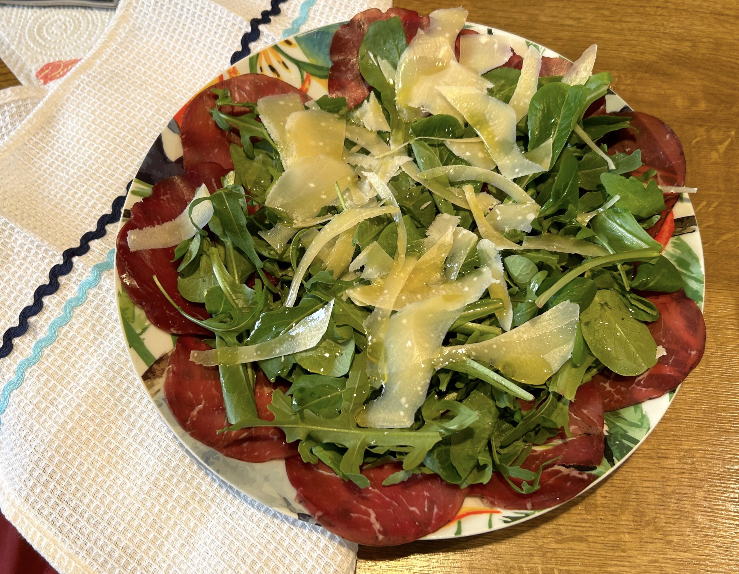 Bresaola with rocket