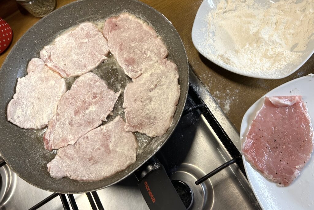 steaks + flour