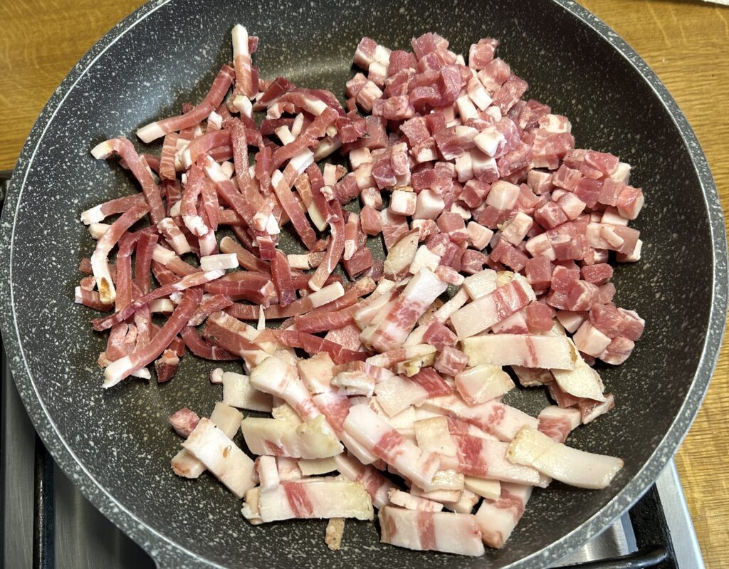 Mix pork cheek-speck-bacon