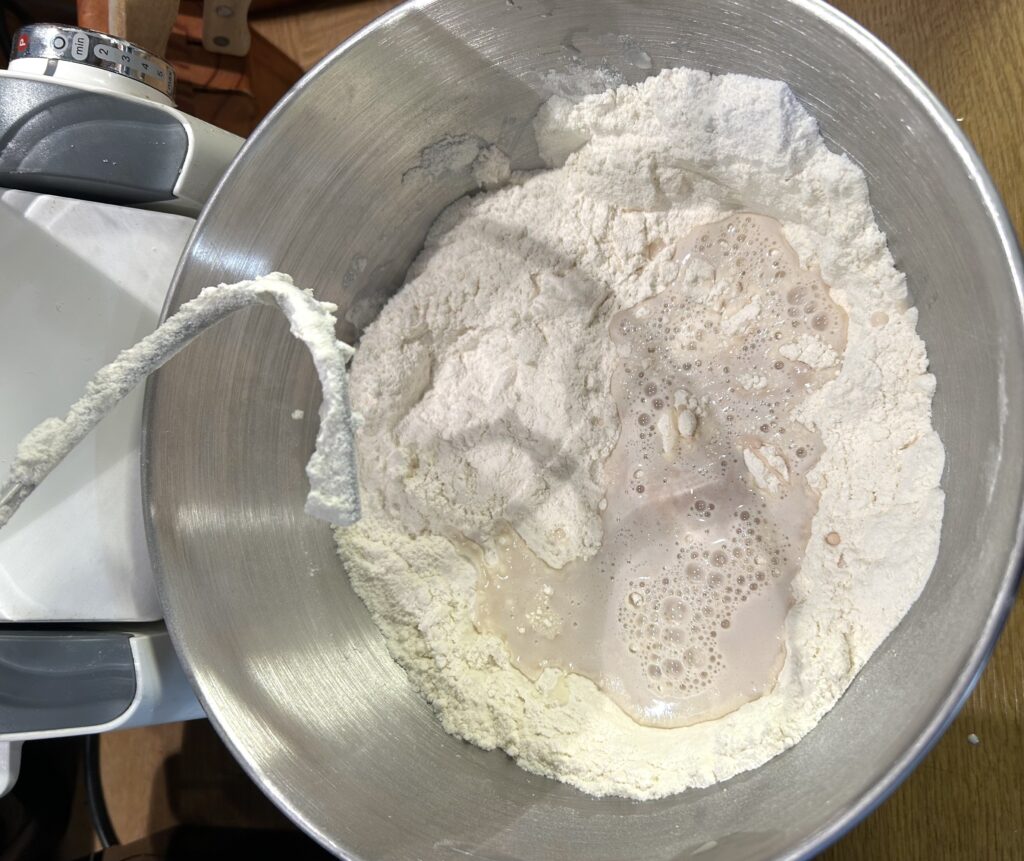 brewer's yeast + flours