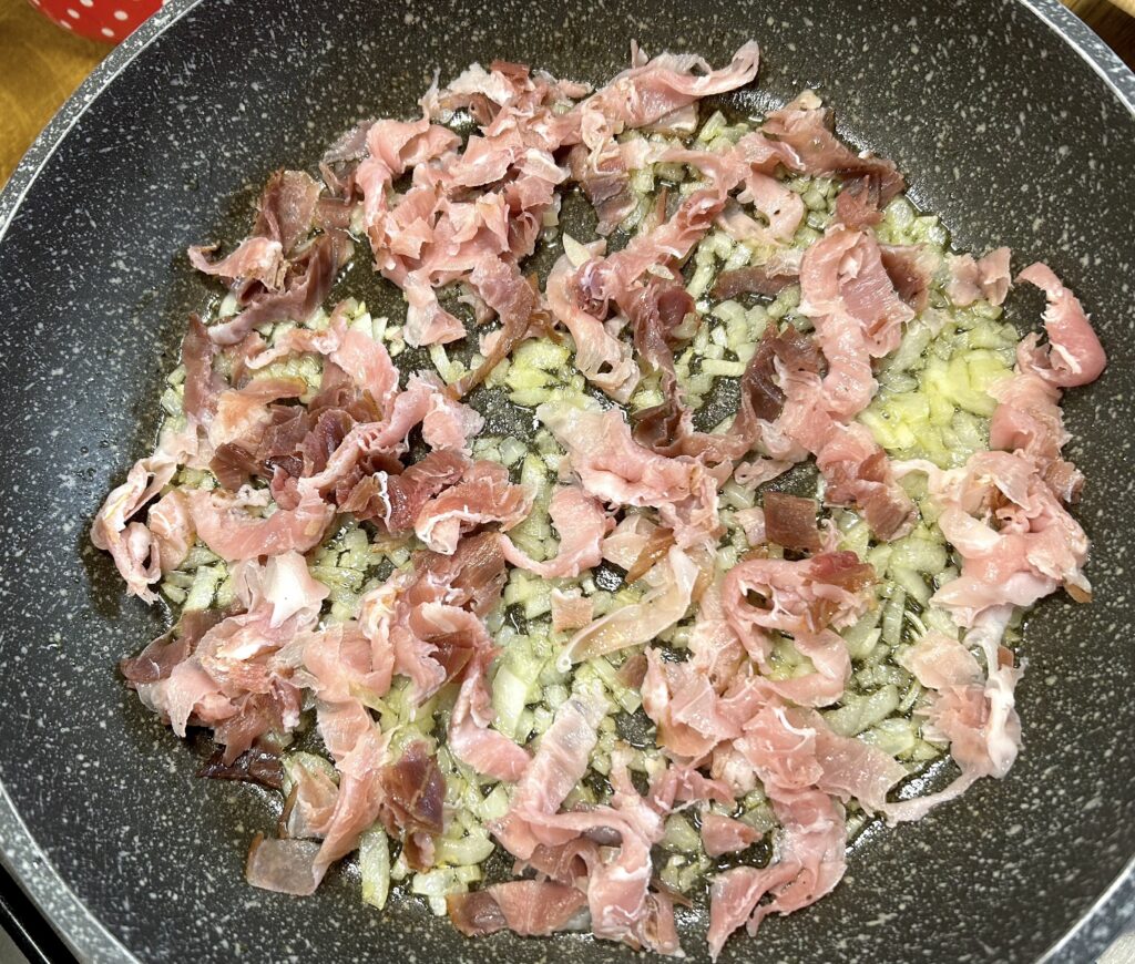 onion and speck