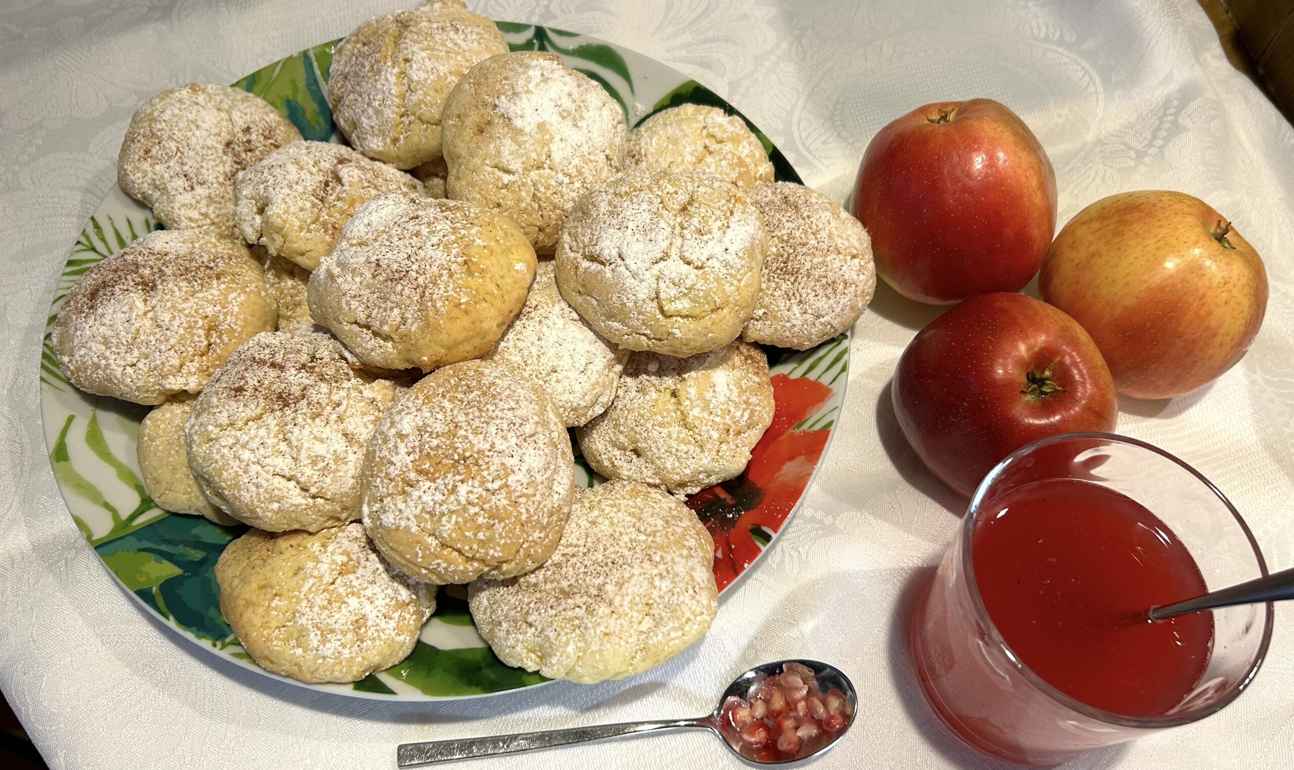 Soft apple biscuits