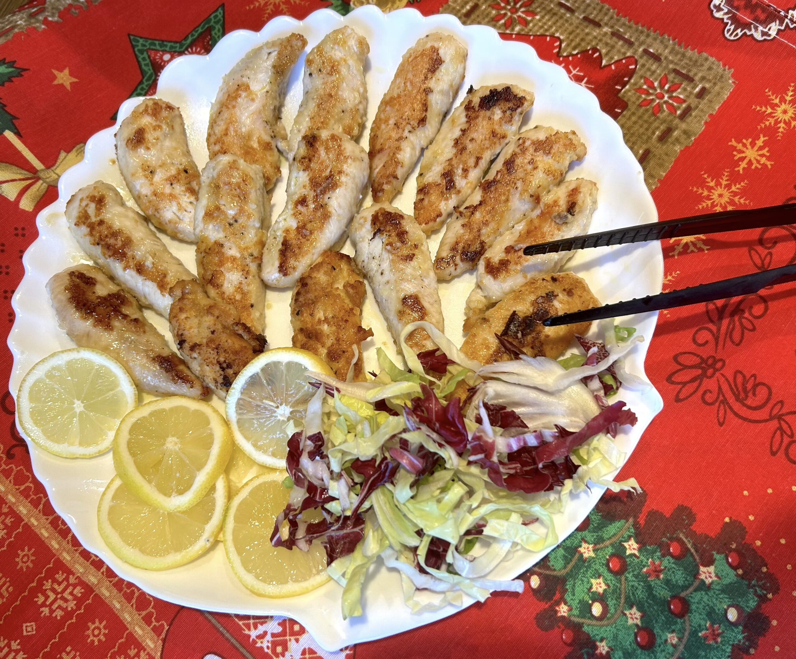 Chicken breast fillets with lemon