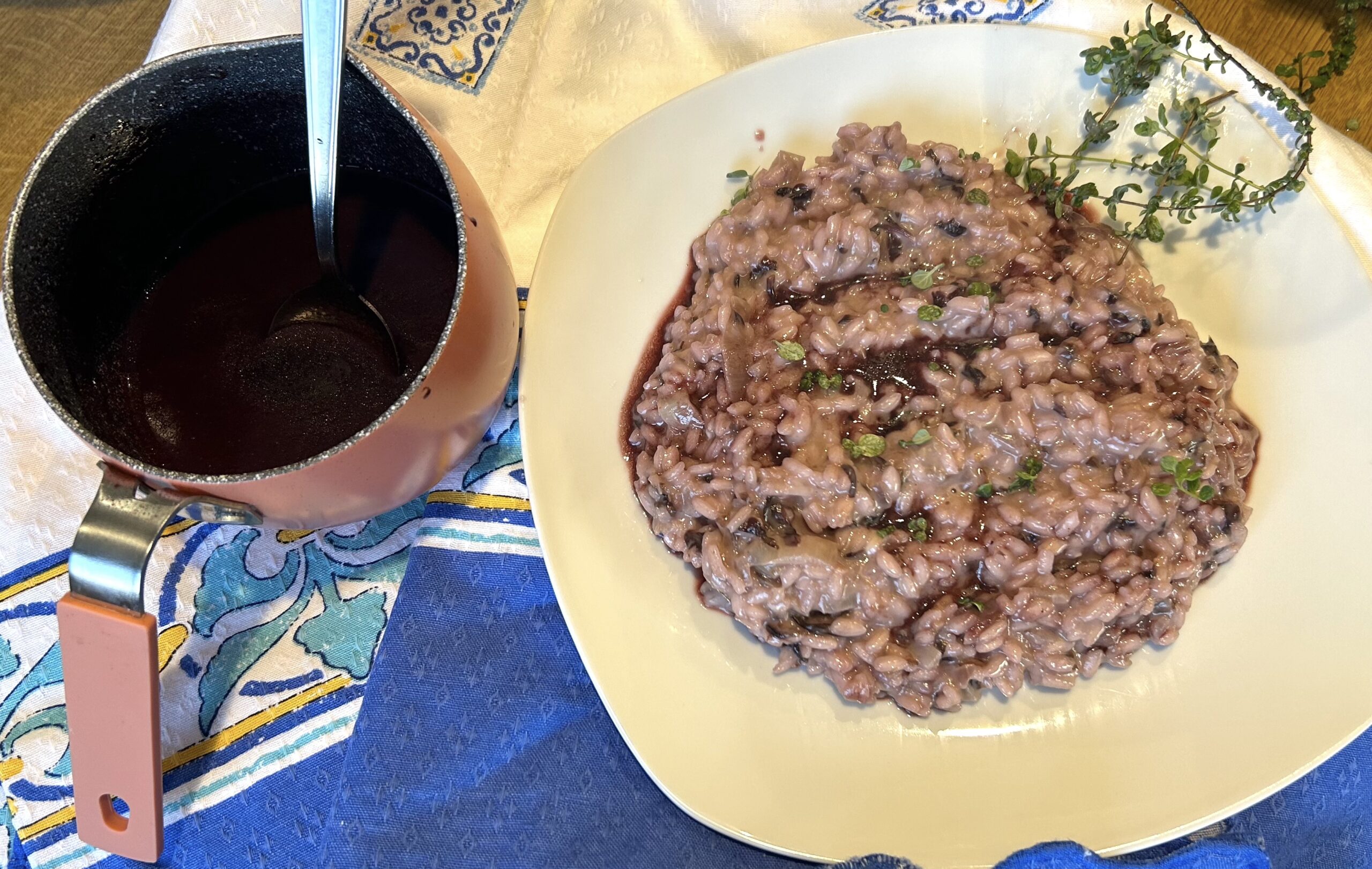 Risotto with Radicchio and Taleggio