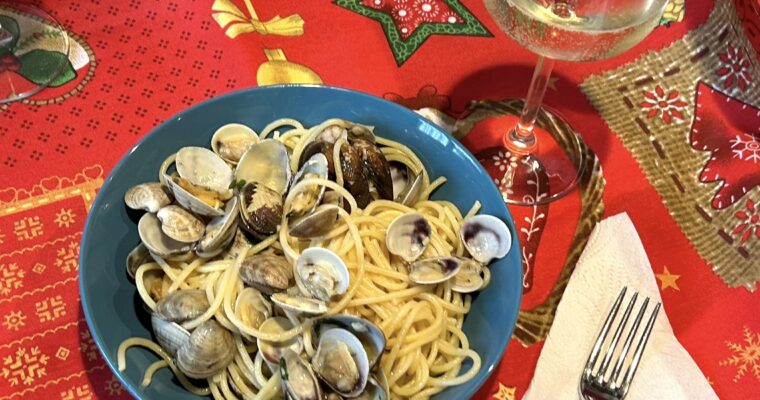 Spaghetti with clams