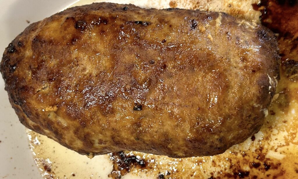 cooked meatloaf