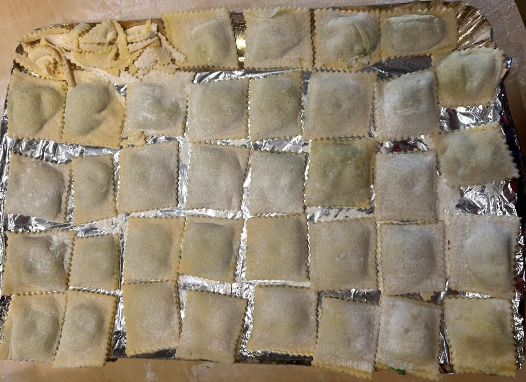 cut out ravioli