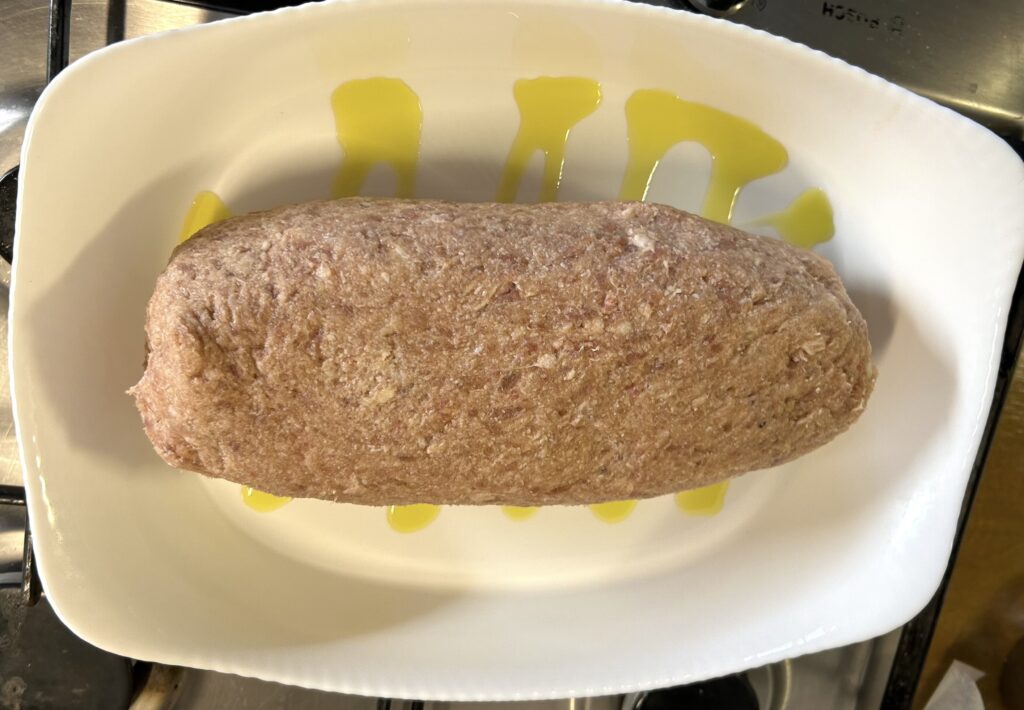 meatloaf before being baked