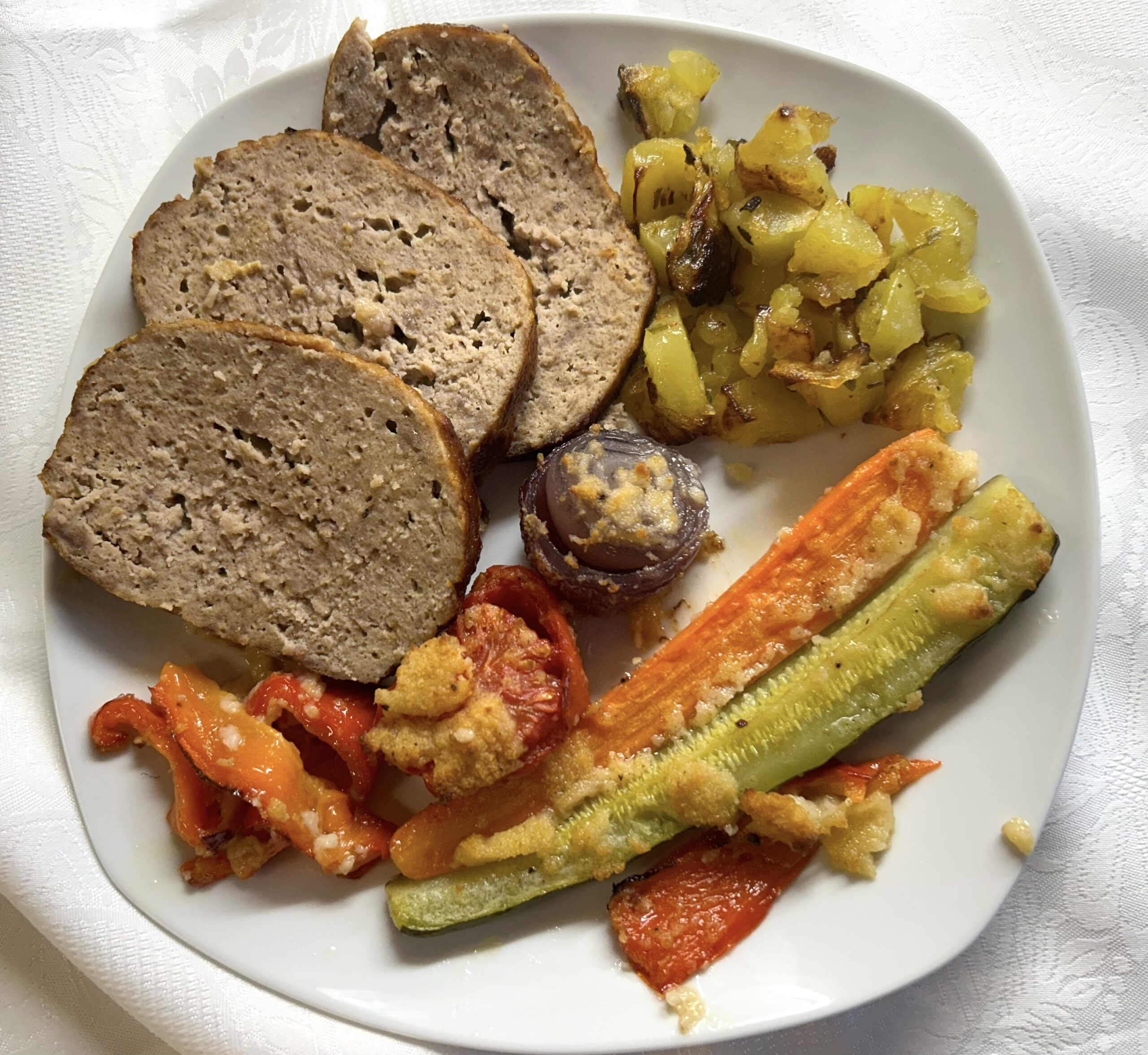 Baked meatloaf