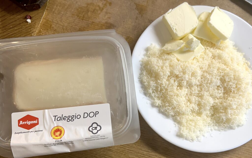 taleggio parmesan and butter