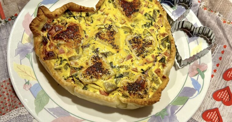 Savory cake for Valentine’s Day