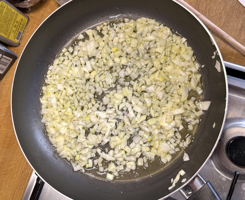 fry a large onion