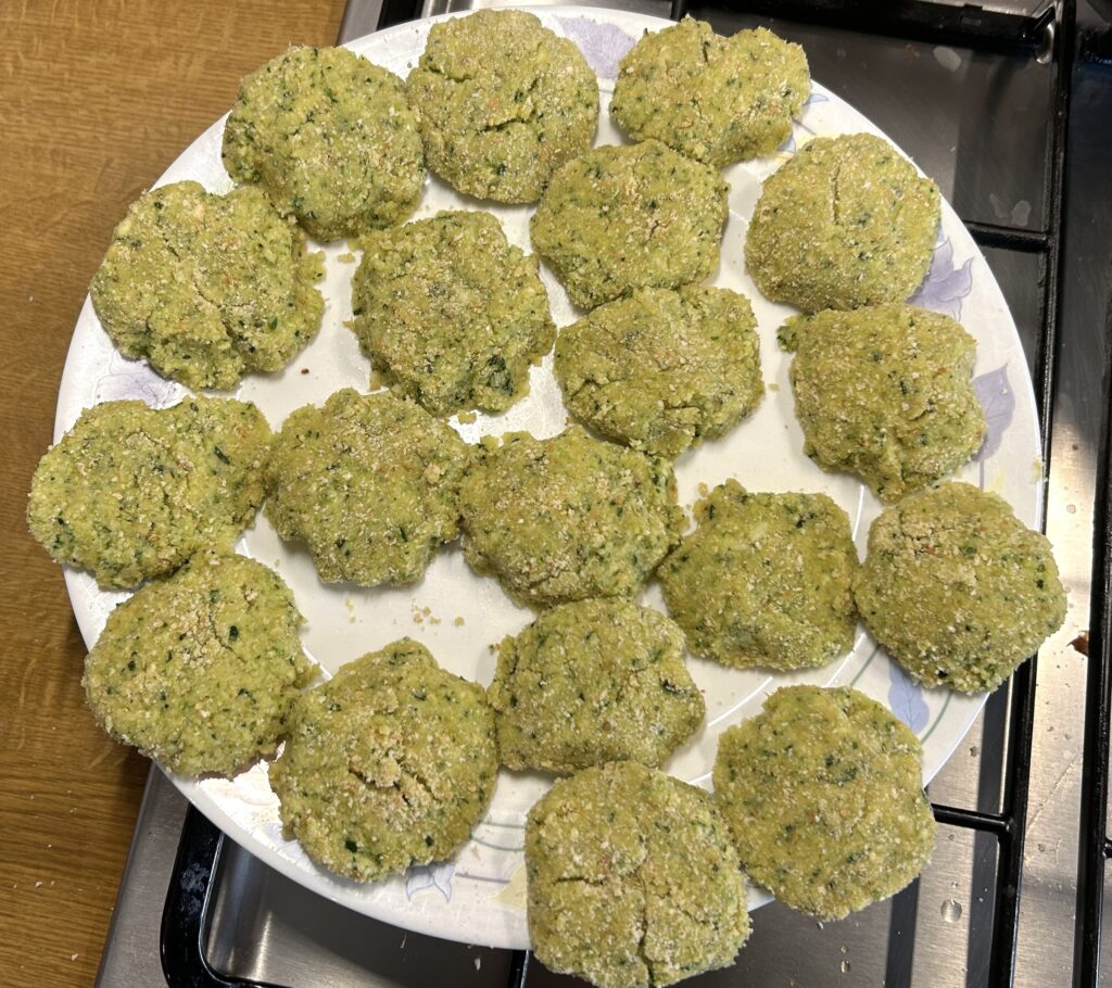 fritters of zucchini