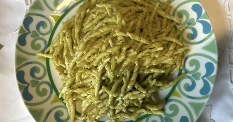 Trofie al pesto