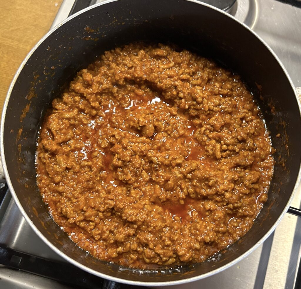 heat the ragù