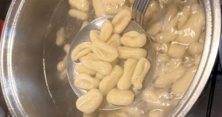 Cavatelli di patate homemade (potato cavatelli)