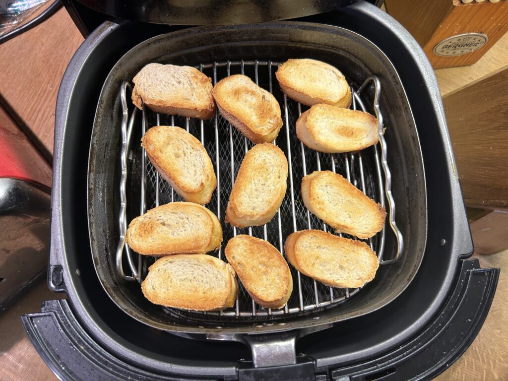 cooked baguettes