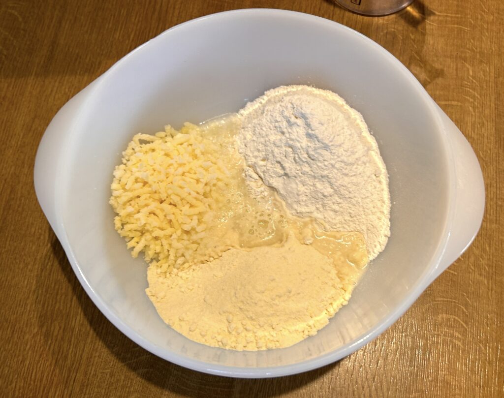 ingredients for Cavatelli di patate