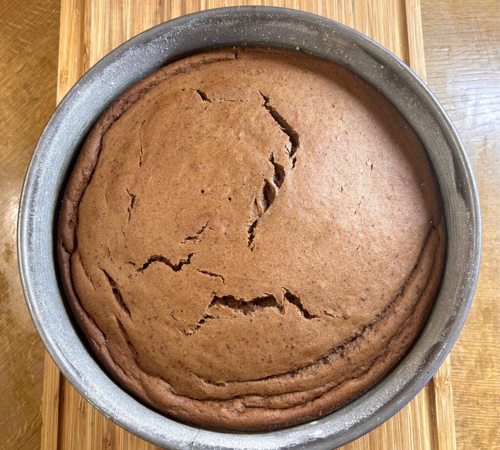 cooked persimmon cake