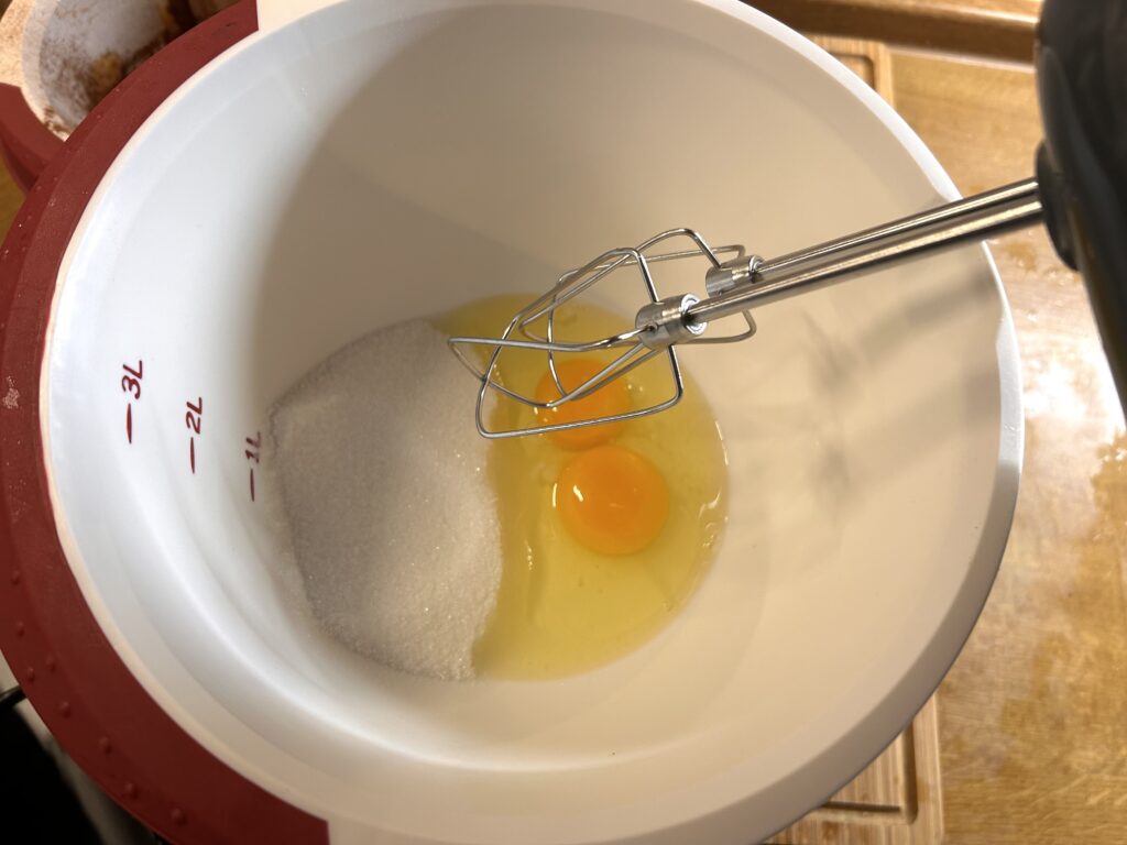 eggs and sugar