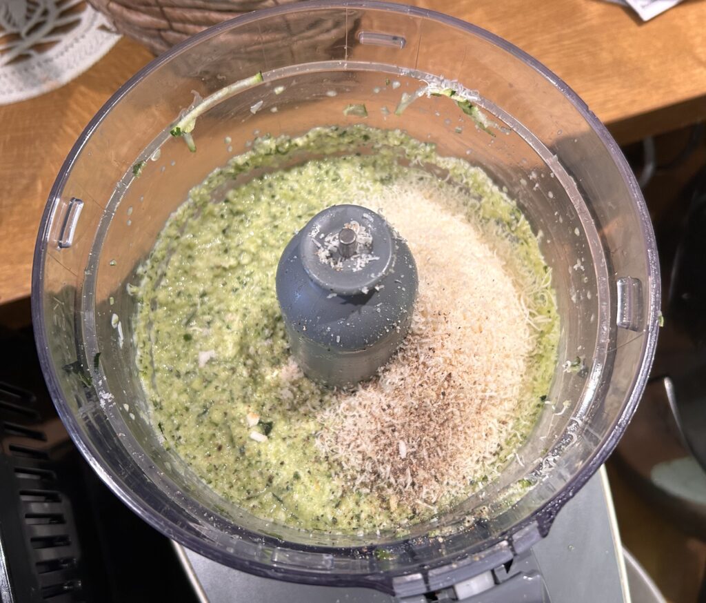 parmesan, salt, peper