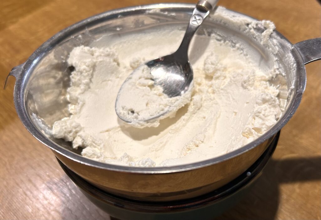 sheep's ricotta