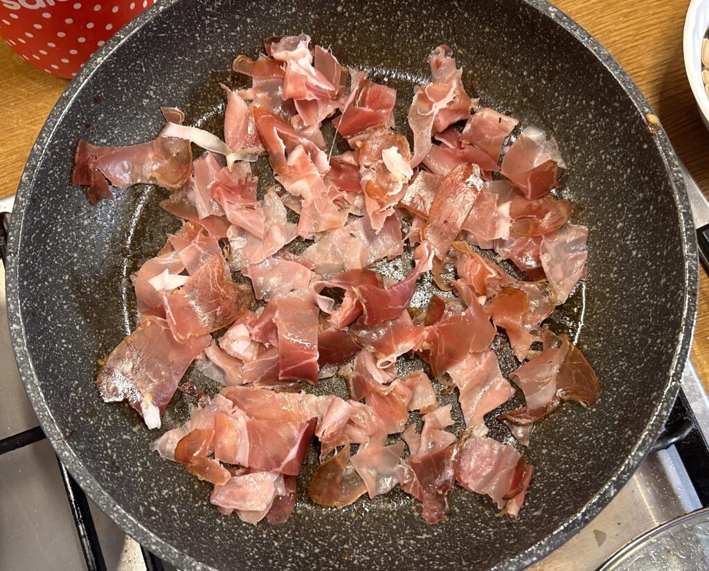 
fried speck