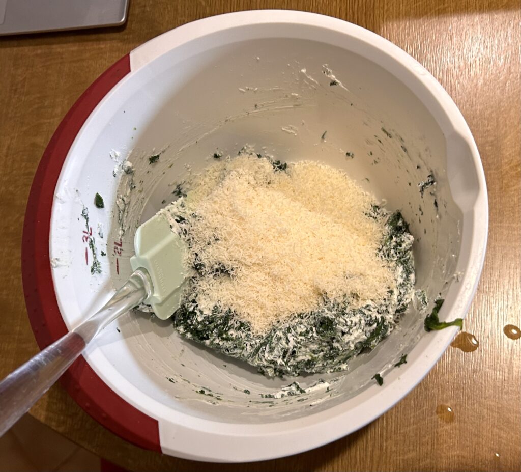 spinach and parmesan